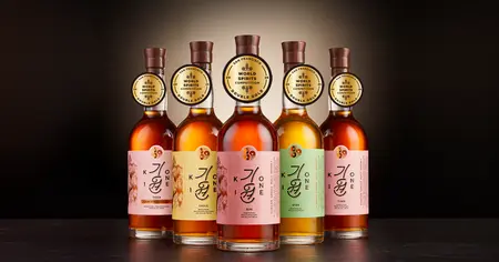 キウォン　ウイスキー3本セット Kウイスキー「起源（キウォン）」が世界3大酒類品評会で8冠を達成し
